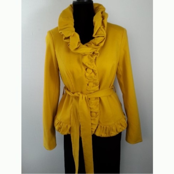 INC International Concepts Jackets & Blazers - International Concepts Chic Ruffled Fitted Jacket